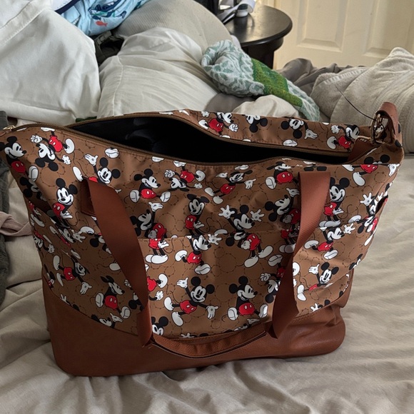 Bioworld Mickey Mouse Brown Tote Bag